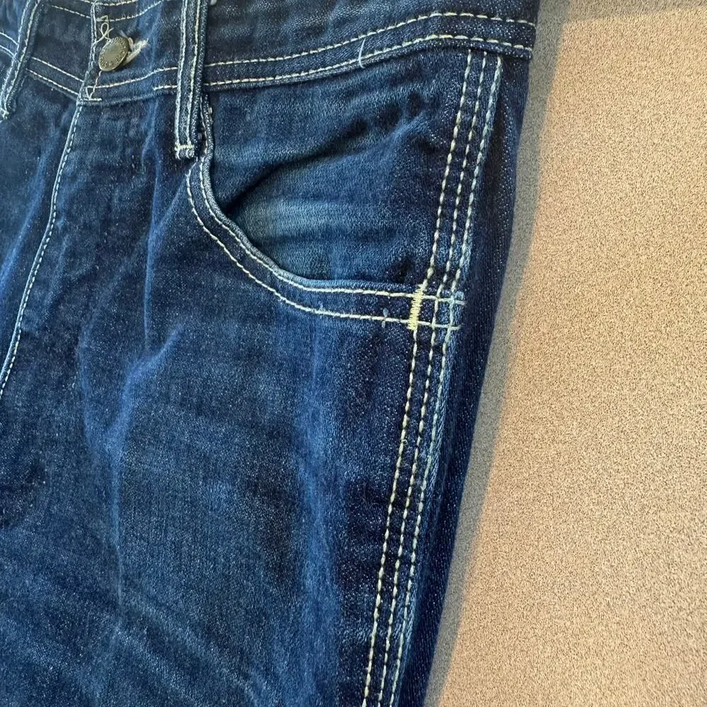 Y2K Vintage Jordache Jeans Straight Leg 80's SZ 11L  Dark Wash HEMMED 90'S